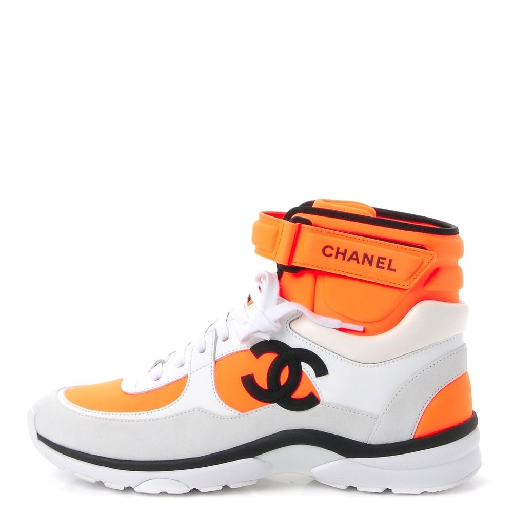 Wanted:CHANEL Suede Calfskin Neoprene high top